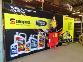 VK-4040 SuperNova Lightbox with Tension Fabric Graphic and Monitor Mount