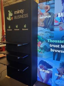 Modified GK-2012 Gravitee Modular Exhibit with Tension Fabric Graphics -- View 5