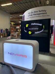 RENTAL: Island Design with (4) 60" Wide x 144" High Double-Sided Lightboxes -- View 6