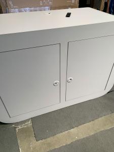 RENTAL: Island Design with (4) 60" Wide x 144" High Double-Sided Lightboxes -- View 7