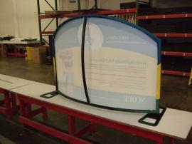 TF-406 Aero Portable Table Top with Tension Fabric Graphics -- Image 2