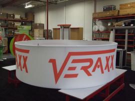 Aero Overhead Tension Fabric Round Hanging Sign