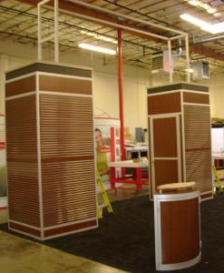 20' x 20' Visionary Designs with Slatwall and Custom Header