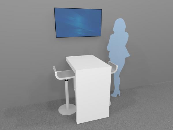 RE-1601 Waterfall Workstation Counter 36" x 24" -- Image 2