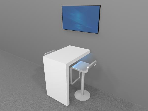 RE-1601 Waterfall Workstation Counter 36" x 24" -- Image 3