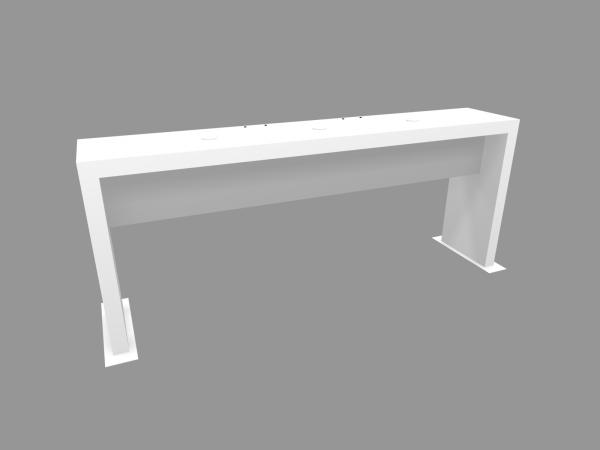 RE-1583 Trade Show Genius Bar C -- Grey