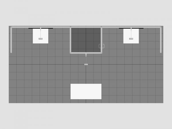 RE-2145 Modular Inline Exhibit -- Plan View