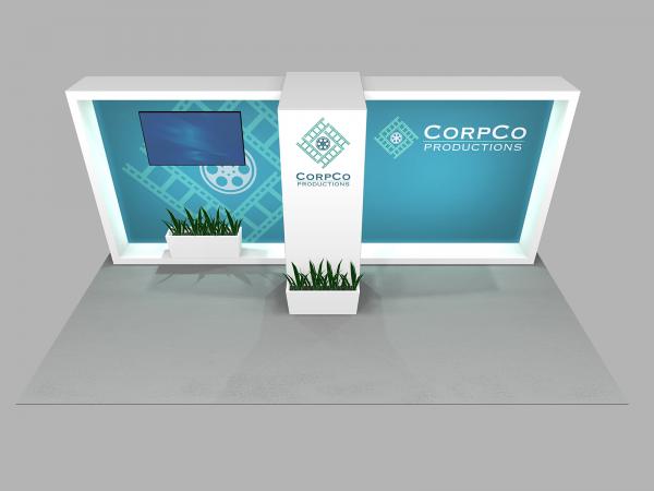 RE-2166 Custom SuperNova Lightbox with Fabric Graphic -- View 4