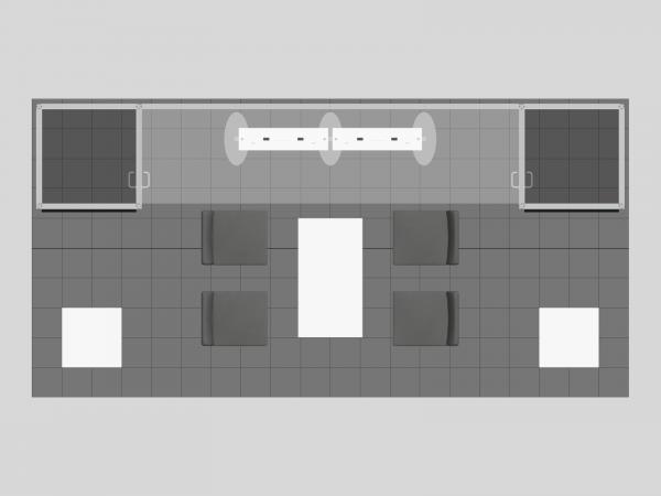 GK-2988 Trade Show Inline Exhibit -- Plan View